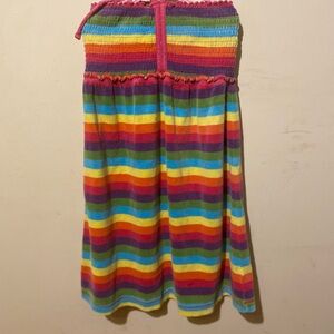 GAP Pink and Orange Midi A-Line swim cover